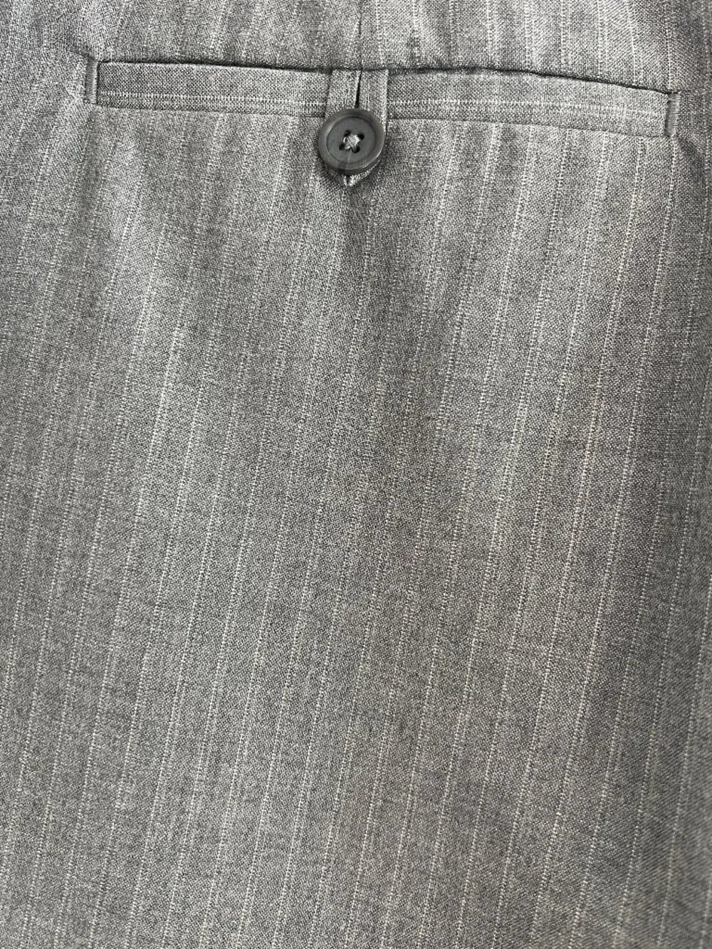 Banana Republic Mens Grey Pin striped Tailored Trousers 32/32